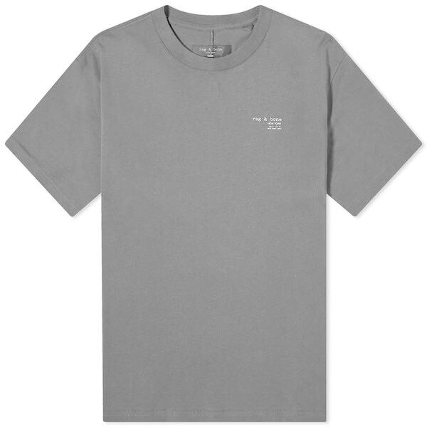 ラグアンドボーン メンズ Tシャツ トップス Rag &amp; Bone Logo T-Shirt