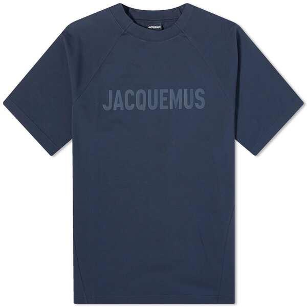 ジャクエムス メンズ Tシャツ トップス Jacquemus Typo T-Shirt