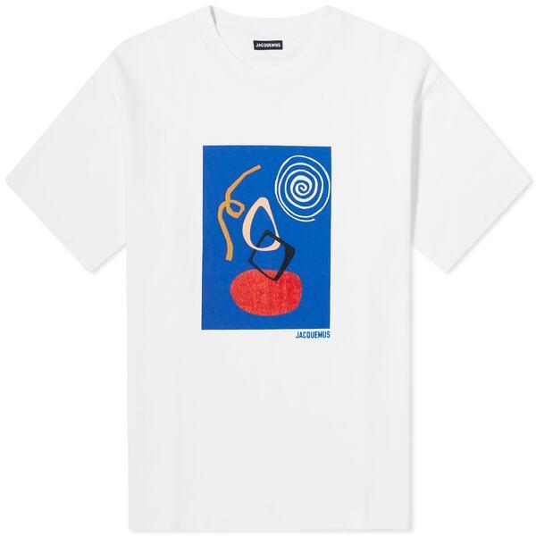 ジャクエムス メンズ Tシャツ トップス Jacquemus Cuadro Arty Picture...