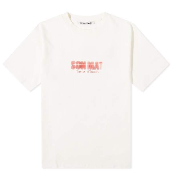 アワーレガシー メンズ Tシャツ トップス Our Legacy Box Son-Mat Print...