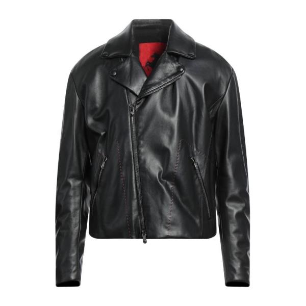 フェラーリ メンズ ジャケット・ブルゾン アウター Biker jacket