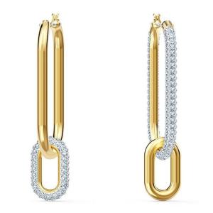 スワロフスキー レディース ピアス・イヤリング アクセサリー Time Hoop Pierced Earrings