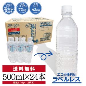 高賀の森水 500ml ペットボトル 24本入 ミネラルウォーター 国産