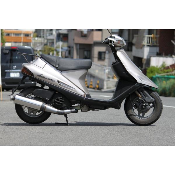 rb-works製☆新品☆アドレスV100☆スポーツマフラー☆消音　静か　チャンバー