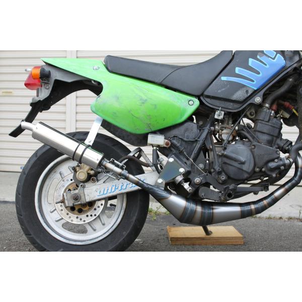 rb-works製☆KSR80☆ダウンチャンバーtypeＫステーバンドセット☆シルバーサイレンサー銀