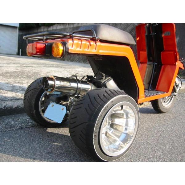 REVIVE(リバイブ）初期中期型ジャイロXスポーツマフラー　スラッシュカットショート　耐熱クリア