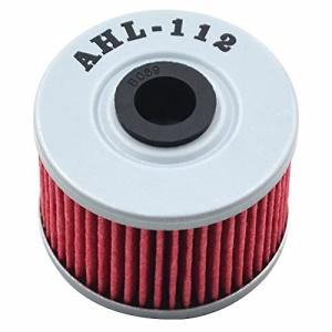 AHL 112 バイク用 オイルフィルター ホンダ XR250L 250 1991-1999/XR250R 250 1982-2004/XL250 250 1988-1991/XL250 R Baja 250 1991など用 適合車 多種