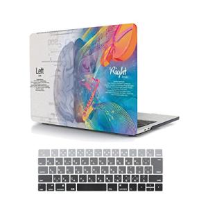 TwoL MacBook Proの13 2018/2017/2016ケース新MacBook Proの13タッチバー搭載印刷柄スナップ式ハードケースシェルカバー