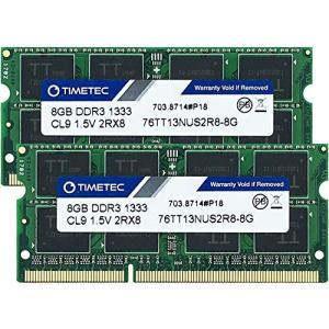 Timetec Hynix IC 16 GB Kit  ノートPC用メモリ DDR3 1333 MHz PC3 10600 204 Pin SODIMM Laptop upgrade 16 GB Kit