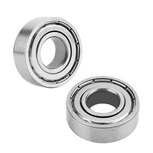 Othmro 内径15mm 外径35mm 厚さ11mm 防塵用両面スチールカバー 6202ZZ 2個入り ベアリング 深溝玉軸受 高炭素クロム軸