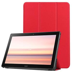 NUPO NTTドコモ dtab d-41A ケース 超軽量 上質PU素材 レザー スタンド 機能 三つ折 耐衝撃 スクラッチ防止 カバー dtab d-41A 10.1インチ 対応