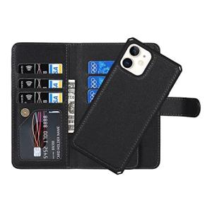 Pelanty 取り外し自由 両用 ケース for iPhone 12 Mini 2in1 ケース手帳型 ストラップ付き iPhone 12Mini 用 ケース分離式 2way