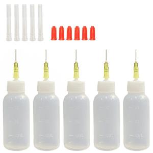 ニードルボトル 30ml 5個 アートボトル 針先接着剤ボトル