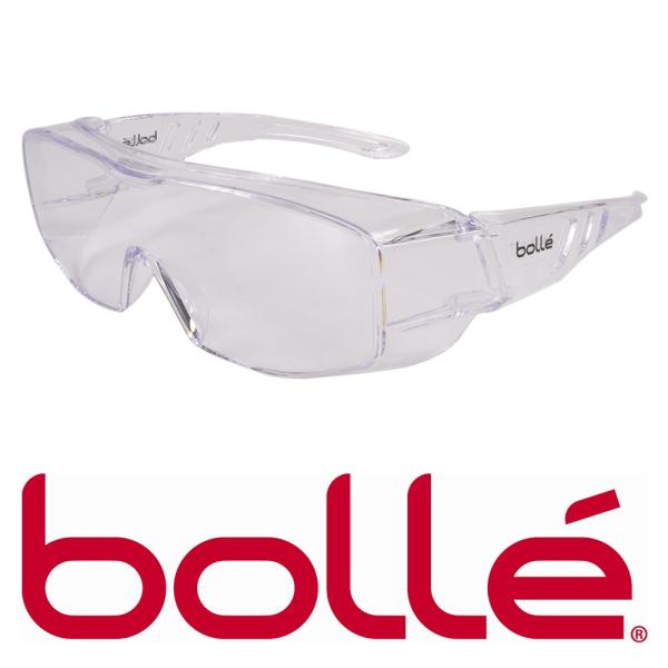 bolle セーフティーグラス オーバーライト2  透明 メンズ アイウェア 紫外線カット UVカッ...