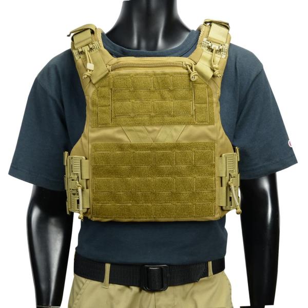 AGILITE プレートキャリア K19 レーザーカットMOLLE [ コヨーテブラウン ] アジラ...
