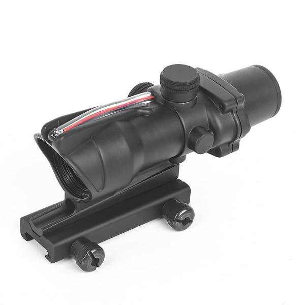 AIM-O スコープ 4倍率 レッドファイバー 輝度自動調整 AO1002 エイムオー エーコグ 固...