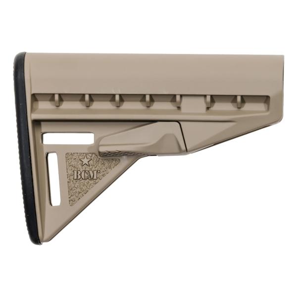 BCM バットストック Mod 3 滑り止めサイドグリップパネル装備 M4/AR15他対応 BCM-...