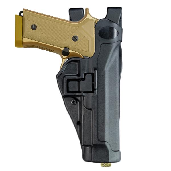 BLACKHAWK ヒップホルスター Serpa L2 DUTY ベレッタ 92/M9A1 レール対...