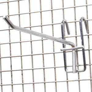 ネットフック Φ5mm 陳列ネット什器 スチール製 店舗用品 [ 15cm / 100個セット ] 陳列フック ティスプレイフック 壁掛けフック