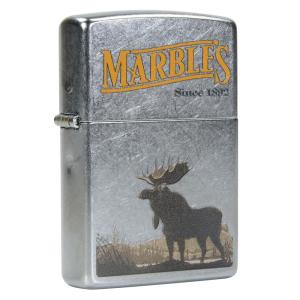 ZIPPO ライター Marbles Moose 8044 ジッポー マーブルス メーカーロゴ 金属製ライター オイルライター｜revolutjp