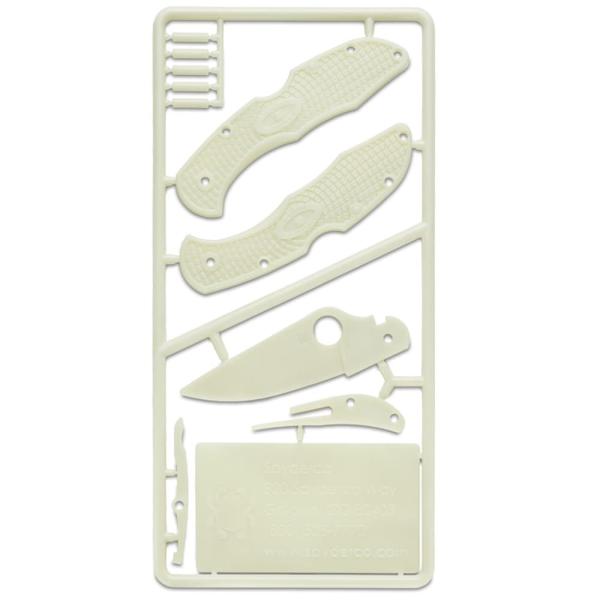 Spyderco ナイフキット Delica 4 蓄光プラスチック製 PLKIT1 スパイダルコ ク...