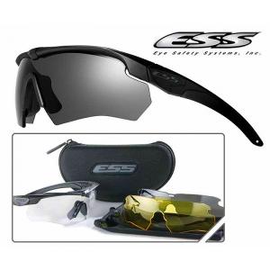 ESS ICE EYESHIELD ESS 3LS シューティンググラス ESS ICE Eyeshield Safety Glasses with Smoke Gray Lens