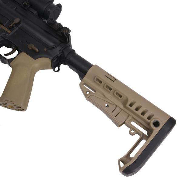 DLG TACTICAL バットストック TBSコンパクト AR15対応 コマーシャル [ ベージュ...
