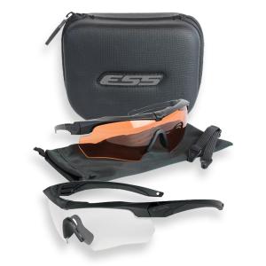 ESS シューティンググラス ICE 3LS レンズ3枚付 ハイデフイエロー