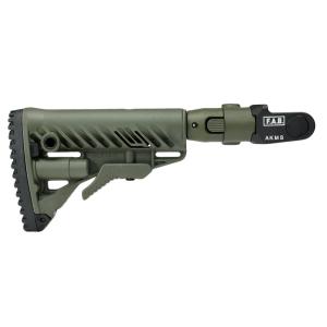 CAA トイガン用ストック オリーブドラブ CAA Tactical ストックチューブ 6段階調整 AKUFSA AKMS対応 CAA