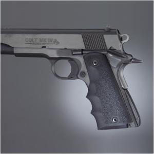 ☆HOGUE 1911 オフィサーズ用 ラバーグリップ ブラック / OD スレート