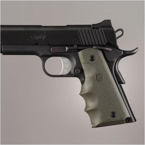 HOGUE ガングリップ M1911 フィンガーグルーブ付き [ オリーブドラブ ] ホーグ コルト...