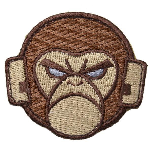 MIL-SPEC MONKEY モンキーヘッド ロゴパッチ ベルクロ付き [ アリッド ] MSM ...