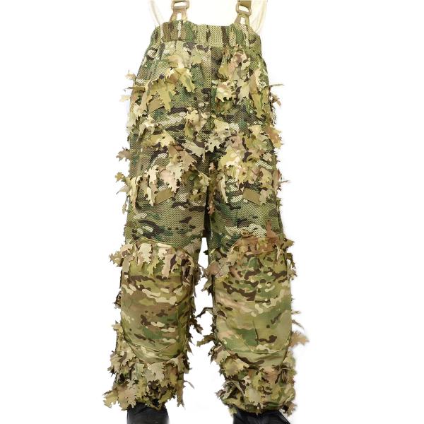 NOVRITSCH 3Dギリースーツ パンツ Modular 3D Ghillie サスペンダー付き...