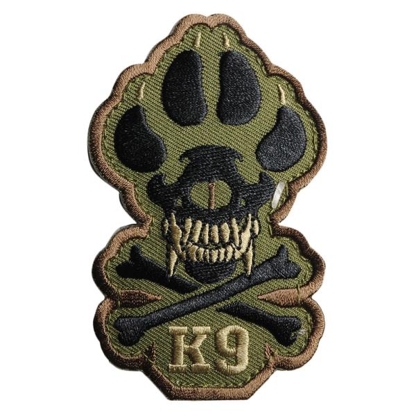 MIL-SPEC MONKEY ミリタリーパッチ K9 ベルクロ  [ フォレスト ] ミリタリーワ...