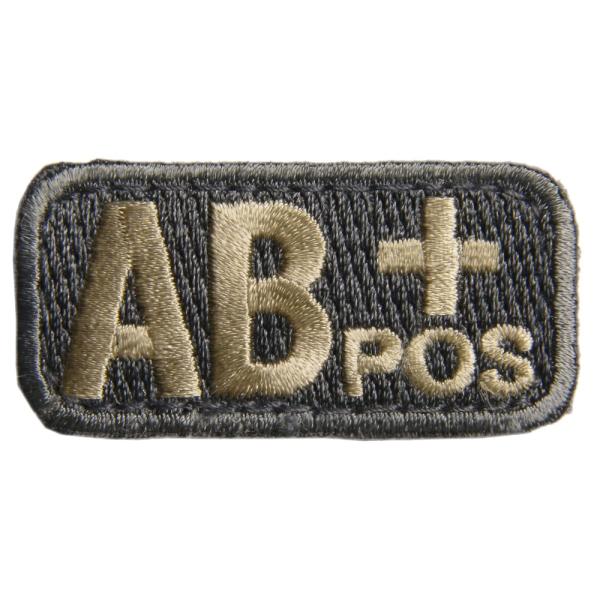 ミルスペックモンキー 血液型パッチ +POS ベルクロ付き [ ACUライト / AB+ ] MSM...