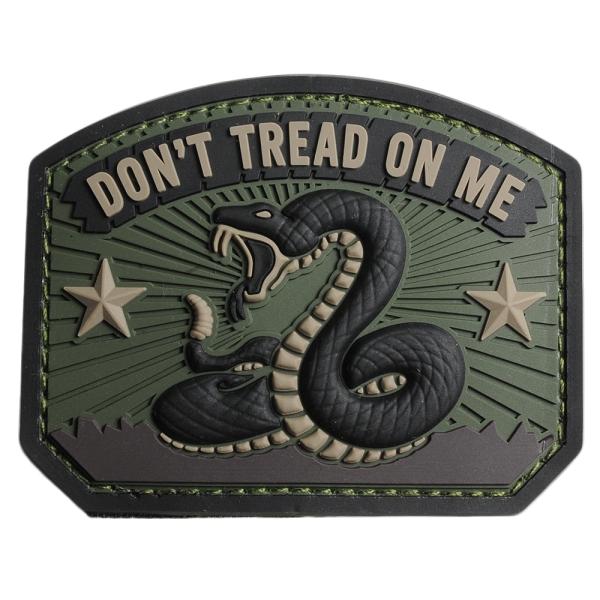 ミルスペックモンキー PVCパッチ ヘビ DONT TREAD ON ME ベルクロ [ フォレスト...