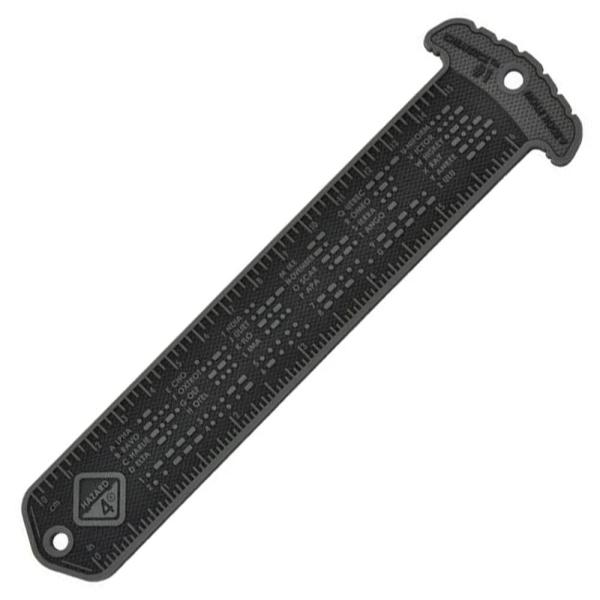 HAZARD4 ミリタリーパッチ Cheatstick1 MORSE/RULER カラビナ付き TP...