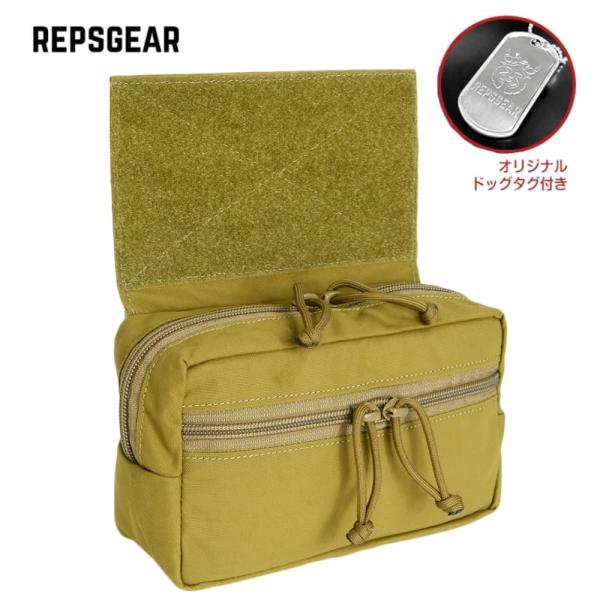 REPSGEAR サックポーチ 拡張型ドロップダウンポーチ PTOT14 [ コヨーテブラウン ] ...