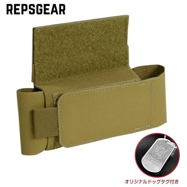 REPSGEAR メディックポーチ TQS 医療キット収納 ベルクロ装着 PTP015 [ コヨーテ...