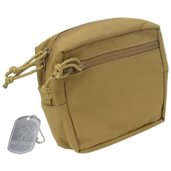 REPSGEAR 中型ユーティリティポーチ GPモデル MOLLE対応 PT-P053 [ コヨーテ...