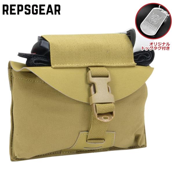 REPSGEAR メディックポーチ MOLLE対応 IFAKポーチ PTP077 [ コヨーテブラウ...
