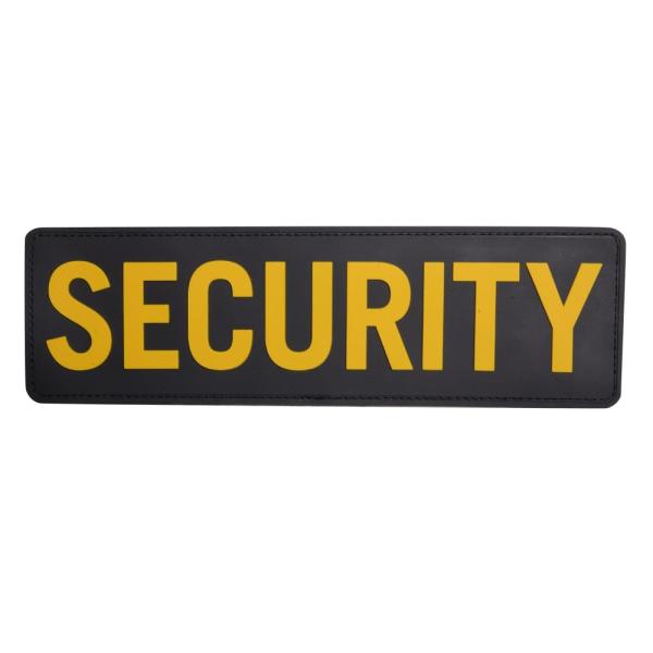 ミルスペックモンキー パッチ SECURITY ベルクロ付き PVC製 [ Lサイズ / ブラック&amp;...