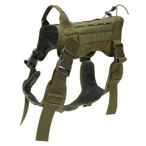 犬用防牙ベスト ドッグウェア MOLLE 狩猟用品 [ オリーブドラブ / Mサイズ ] ペット用 ...