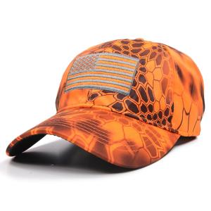オペレーターキャップ 星条旗 Kryptek クリプテックインフェルノ柄 ベルクロ式 アウトドアキャップ タクティカルキャップ