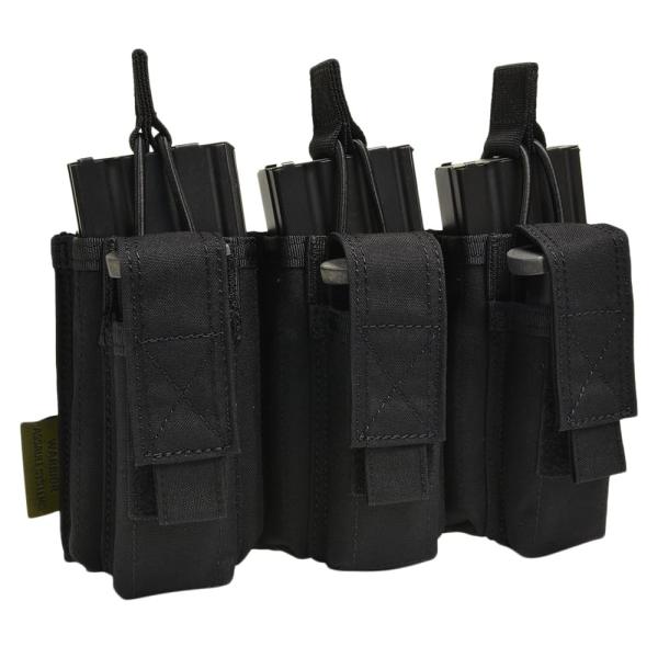 Warrior Assault Systems ライフル&amp;拳銃用マグポーチ M4/9mm トリプル ...