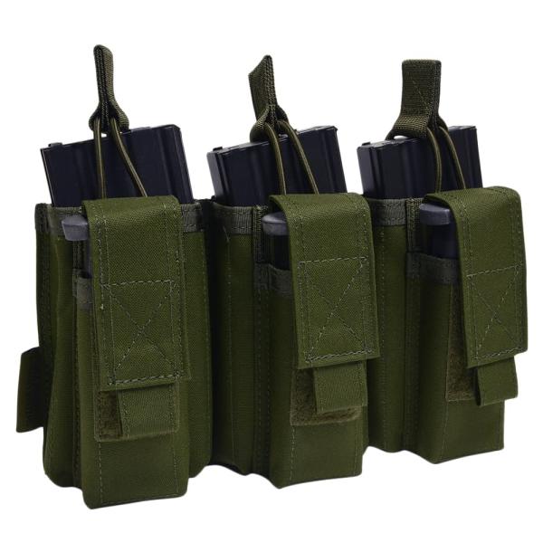 Warrior Assault Systems ライフル&amp;拳銃用マグポーチ M4/9mm トリプル ...