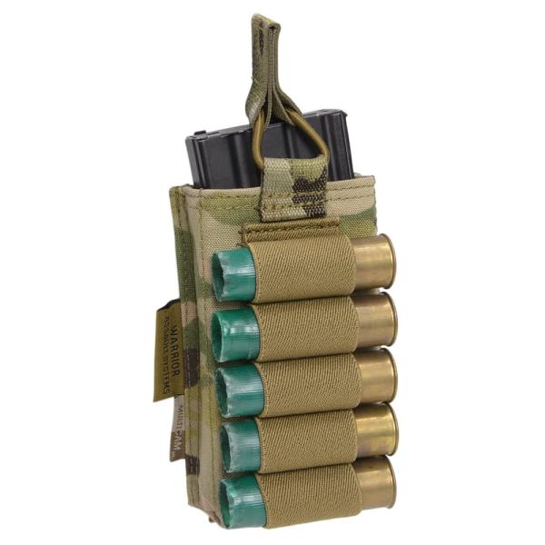 Warrior Assault Systems ショットシェル&amp;ライフルマガジンポーチ シェル5発収...