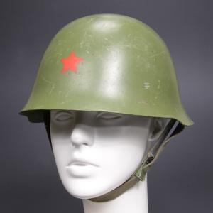 フランス軍放出品 M1951 スチールヘルメット 前期型 二層構造 [ 並下品