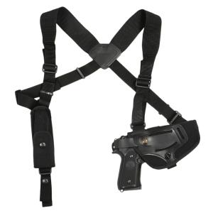 MIL-TEC ショルダーホルスター Cordura製 マグポーチ付 [ オリーブ