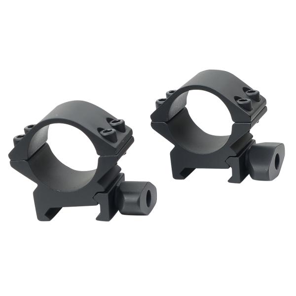 HYUGA マウントリング 20mmレール用 1インチ径 2個セット [ ロー ]